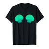 Funny Mermaid Shell Bra Top Festival Seashell Party T-Shirt, Men, Black, Small view 1