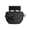 EXCELLENT ELITE SPANKER Tactical Drop Dump Pouch Molle Tool Pouch with Hook & Loop Carrying Kit Bag for Tactical Vest Chest Rig(Black) view 1