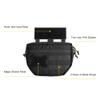 EXCELLENT ELITE SPANKER Tactical Drop Dump Pouch Molle Tool Pouch with Hook & Loop Carrying Kit Bag for Tactical Vest Chest Rig(Black) view 3