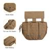 EXCELLENT ELITE SPANKER Tactical Drop Dump Pouch Molle Tool Pouch with Hook & Loop Carrying Kit Bag for Tactical Vest Chest Rig(Coyote Brown) view 4