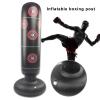 160cm PVC Material Inflatable Punching Bag Boxing Pile Sandbag Child Training Exercise Tool Suitable for Children Inflatable Fitness Boxing Column view 3