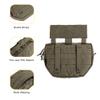 EXCELLENT ELITE SPANKER Tactical Drop Dump Pouch Molle Tool Pouch with Hook & Loop Carrying Kit Bag for Tactical Vest Chest Rig(Ranger Green) view 4