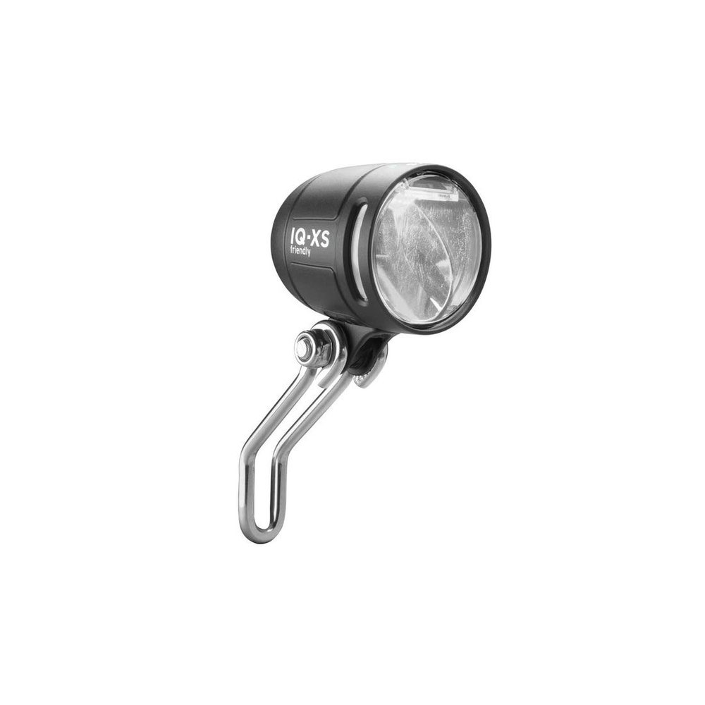 Busch & Mller busch+mller Unisex - Adult Lumotec Iq-xs Friendly T with Stand and Daytime Running Light Front Light, Black, One Size
