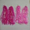 6 Pairs Bike Handlebar Streamers Bike Handlebar Tassels Bike Scooter Handlebar Streamers Bicycle Grips Sparkle Tassel Ribbon Bicycle Grips Accessories for Girls Boys(Blue, Pink, Purple) view 2