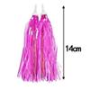 6 Pairs Bike Handlebar Streamers Bike Handlebar Tassels Bike Scooter Handlebar Streamers Bicycle Grips Sparkle Tassel Ribbon Bicycle Grips Accessories for Girls Boys(Blue, Pink, Purple) view 3