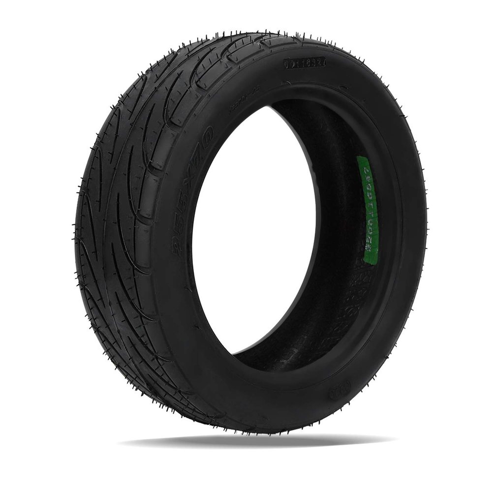 Electric Skateboard Tire, Lightweight Durable Shockproof Scooter Tire Tubeless Rubber 255x70 Easy Fit Smooth Ride for Commuting Off-Road Daily Use Teens Adults