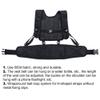 MiOYOOW Molle Vest Suspender Harness, Outdoor H-Harness Belt Suspenders with Detachable Suspender Straps for Hunting Equipment Training Outdoors Duty view 2
