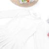 Jowowha Kids Girls Long Sleeves Mock Neck Mesh Splice Dancewear Figure Ice Skating Dresses White 8 view 4