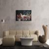 Dennis Rodman Poster Chicago Bulls Basketball Canvas Wall Art Home Decor Framed Art (36"x24" Stretched on Wood) view 4