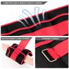 Adjustable Ankle Weights 1-5 LBS Pair with Removable Weight for Jogging, Gymnastics, Aerobics, Physical Therapy, Resistance Training|Each 0.5-2.5 LBS, Total 5LBS, Red view 2
