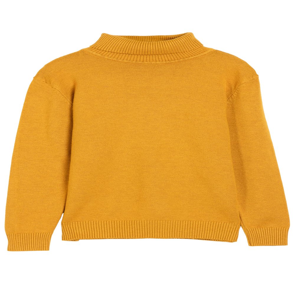 X RAY Boys Turtleneck Sweater, School Uniform Big Boys' & Little Kids Youth Turtle Neck Long Sleeve Pullover, Mustard, Small (6-7)
