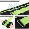 Adjustable Ankle Weights 1-5 LBS Pair with Removable Weight for Jogging, Gymnastics, Aerobics, Physical Therapy, Resistance Training|Each 0.5-2.5 LBS, Total 5LBS, Green view 2