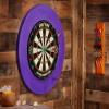Viper Guardian Dartboard Surround Sisal/Bristle Steel-Tip Dartboard Wall Protector, Purple view 2