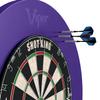 Viper Guardian Dartboard Surround Sisal/Bristle Steel-Tip Dartboard Wall Protector, Purple view 3