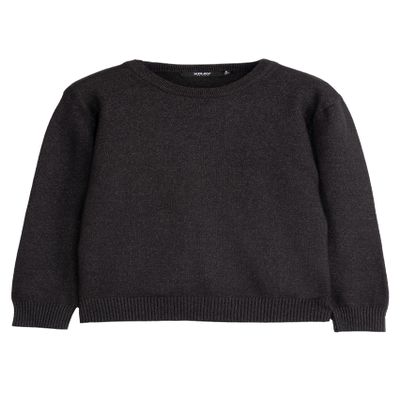 X RAY Boys Crewneck Sweater (XS - XXL), School Uniform Big Boys' & Little Kids Youth Crew Neck Long Sleeve Pullover, Heather Charcoal, Small (6-7)