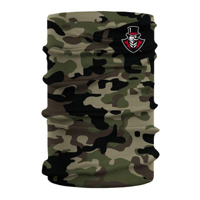 Austin Peay State University Green Logo Design Neck Gaiters for Men and Women - Four Way Stretch Fabric Breathable Neck Warmer