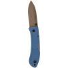 KA-BAR Dozier Pocket Knife 3" Drop Point D2 Tool Steel Gray Blade Zytel Handle Blue view 1