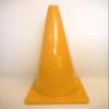 Everrich Industries Vinyl Cones - Square Base, 12" ~ 28" Height (28" Height, Yellow) view 1