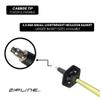 Zipline Lollipop 14.0 Graphite Carbon Composite Ski Poles  Lightweight Ergonomic Grip, Vibration Dampening, Groomers and Freestyle. Choice of Skiers (Lemon, 40" in./102 cm) view 4