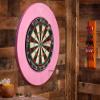 Viper Guardian Dartboard Surround Sisal/Bristle Steel-Tip Dartboard Wall Protector, Pink view 2