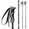 Zipline Lollipop 14.0 Graphite Carbon Composite Ski Poles  Lightweight Ergonomic Grip, Vibration Dampening, Groomers and Freestyle. Choice of Skiers (Black Carbon Weave, 54" in./137 cm) view 1