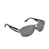 ATX OPTICAL XXL extra large Classic Pilot 2.0 Polarized Sunglasses for big wide heads 154mm (silver) view 1