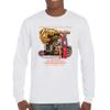 Get Your Rod Services Here Long Sleeve T-Shirt Route 66 Hot Rod Pin-up Girl White Small view 2
