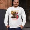 Get Your Rod Services Here Long Sleeve T-Shirt Route 66 Hot Rod Pin-up Girl White Small view 3