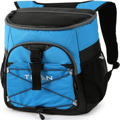 Titan Deep Freeze Backpack Cooler - 24 Can - Process Blue - Cooler Bag Insulation
