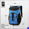 Titan Deep Freeze Backpack Cooler - 24 Can - Process Blue - Cooler Bag Insulation view 4