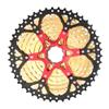 10 Speed Cassette 11-50T Wide Ratio Freewheel Gold/Silver MTB Mountain Bike Bicycle Sprocket for Shimano Sram (10Speed 11-50T Gold) view 2