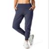 G Gradual Women's Joggers High Waisted Yoga Pants with Pockets Loose Leggings for Women Workout, Athletic, Lounge (Navy, X-Large) view 2