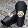 Nautical-Mart Warrior of Peace Black Leather Armor Set Bracers Greaves (Armor Set Greaves Bracers) view 1