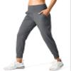 G Gradual Women's Joggers High Waisted Yoga Pants with Pockets Loose Leggings for Women Workout, Athletic, Lounge (Dark Grey, Medium) view 2