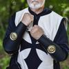 Nautical-Mart Warrior of Peace Black Leather Armor Set Bracers Greaves (Arm Bracers) view 1