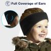 Syhood 4 Pieces Kids Fleece Headband Winter Ear Warmer Ear Muff Headbands for Child Outside Sporting Running(Classic Color) view 4