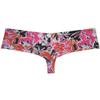 OROCOJUCO Men's Cheeky Briefs Body Boxer Thong Brazilian Bikini Shorts Underwear Skimpy Boxers Trunks Pink Hibiscus L view 3