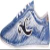 Flower Blue Wushu Shoes for Chinese Kung Fu/Martial Arts/Tai Chi Shoe-39.5 view 1