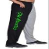 Two Tone Pants with CZW Athletic Design in Grey Two Front Pockets for Men and Women view 1