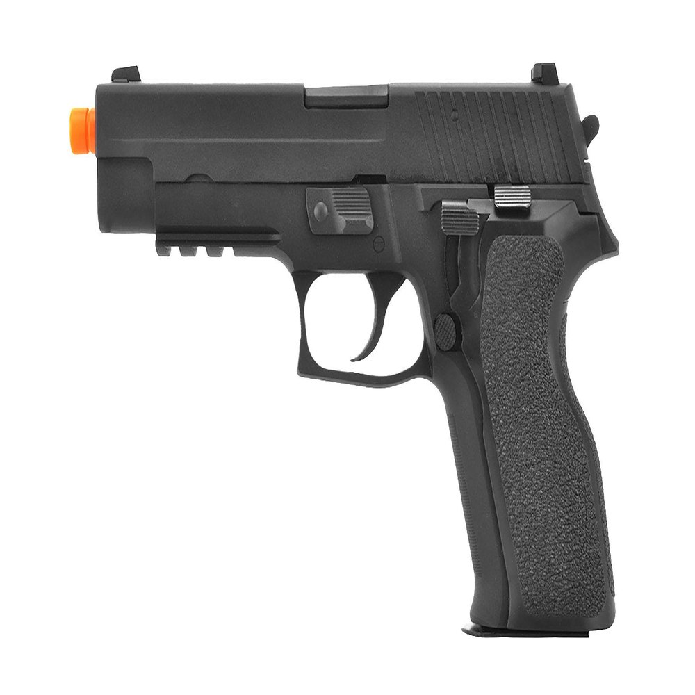 Lancer Tactical WE Tech F226 E2 MK25 Gas Blowback GBB Airsoft Pistol Black 340 FPS