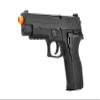 Lancer Tactical WE Tech F226 E2 MK25 Gas Blowback GBB Airsoft Pistol Black 340 FPS view 3