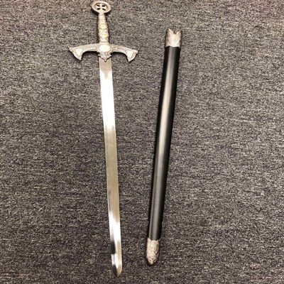 38" Medieval Crusader Knight of Templar Celtic Royal Claymore Metal Sword LARP Xmas Gift Collection Series
