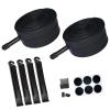 2 Pack 20 x 1.75/1.95/2.125 Bike Inner Tube with Bike Tube Repair Tool Kits, 4 Tire Levers, 6 Self-Adhesive Round Patches, 1 Metal Rasp, 2 Schrader Valve, Replacement Bike Bicycle Inner Tubes view 1