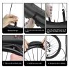 2 Pack 20 x 1.75/1.95/2.125 Bike Inner Tube with Bike Tube Repair Tool Kits, 4 Tire Levers, 6 Self-Adhesive Round Patches, 1 Metal Rasp, 2 Schrader Valve, Replacement Bike Bicycle Inner Tubes view 2