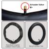 2 Pack 20 x 1.75/1.95/2.125 Bike Inner Tube with Bike Tube Repair Tool Kits, 4 Tire Levers, 6 Self-Adhesive Round Patches, 1 Metal Rasp, 2 Schrader Valve, Replacement Bike Bicycle Inner Tubes view 4