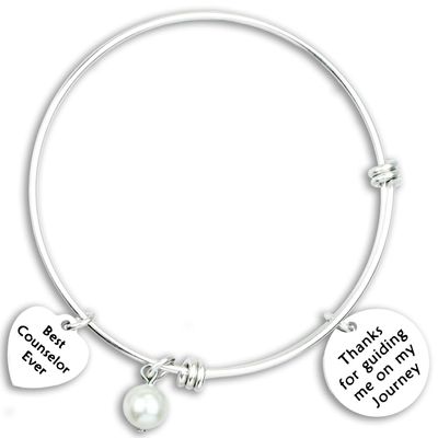 Kivosliviz Counselor Gifts for Women - Guidance Teacher Appreciation Bracelet - Gift Ideas for A Counselor
