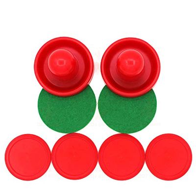 One Set 76mm Air Hockey Accessory Hitter ice Hockey Table Game Topper Set
