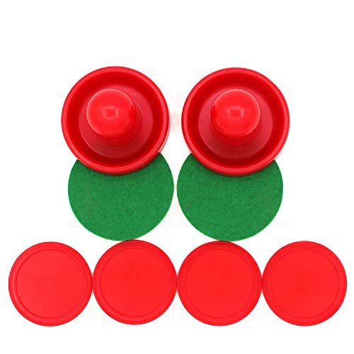One Set 76mm Air Hockey Accessory Hitter ice Hockey Table Game Topper Set
