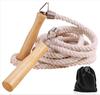 ACEONE Long Jump Rope, Multiplayer Skipping Rope with Wooden Handle for Kids and Adult, Team Group Jumping Rope for School Sport and Outdoor Activity, 23ft view 1