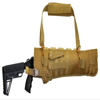 Trinity scabbard for Mossberg 590 Nightstick Pump Action Tactical case Hunting Storage Soft Range molle Holster Bag Shoulder Military Security ATV Horse Motorcycle Padded Bag TAN 25 inches.